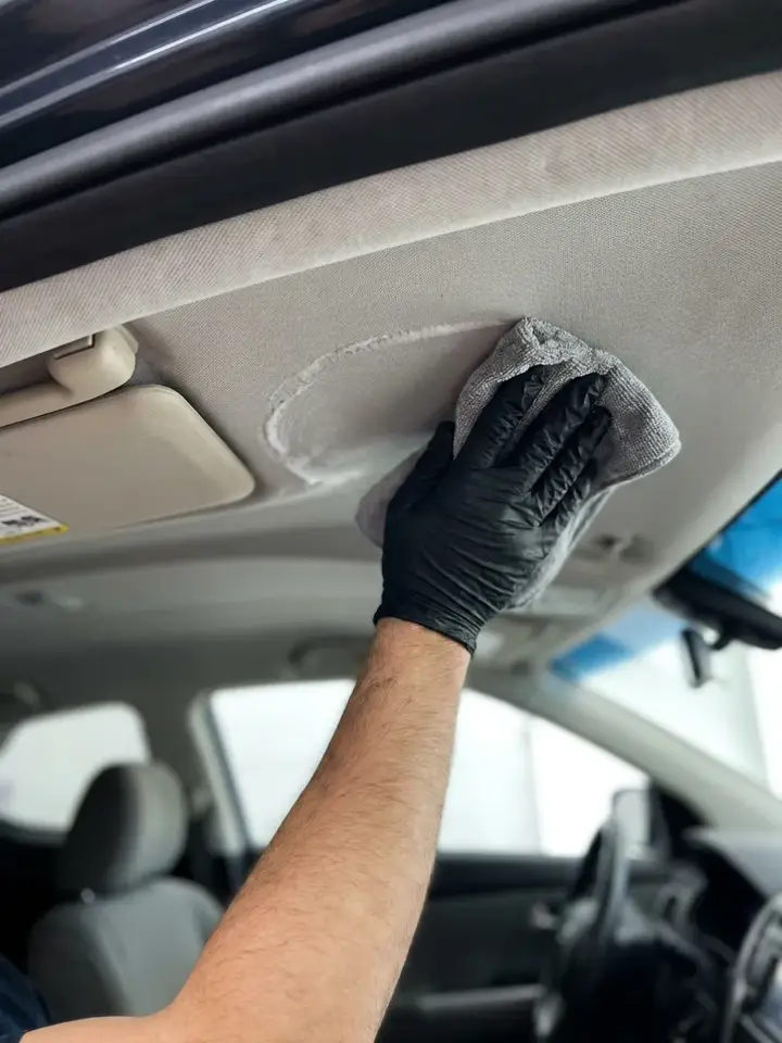 Headliner cleaning add-on