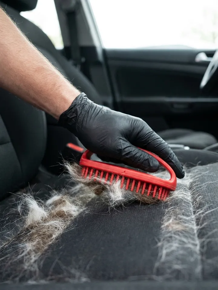 Pet hair removal add-on