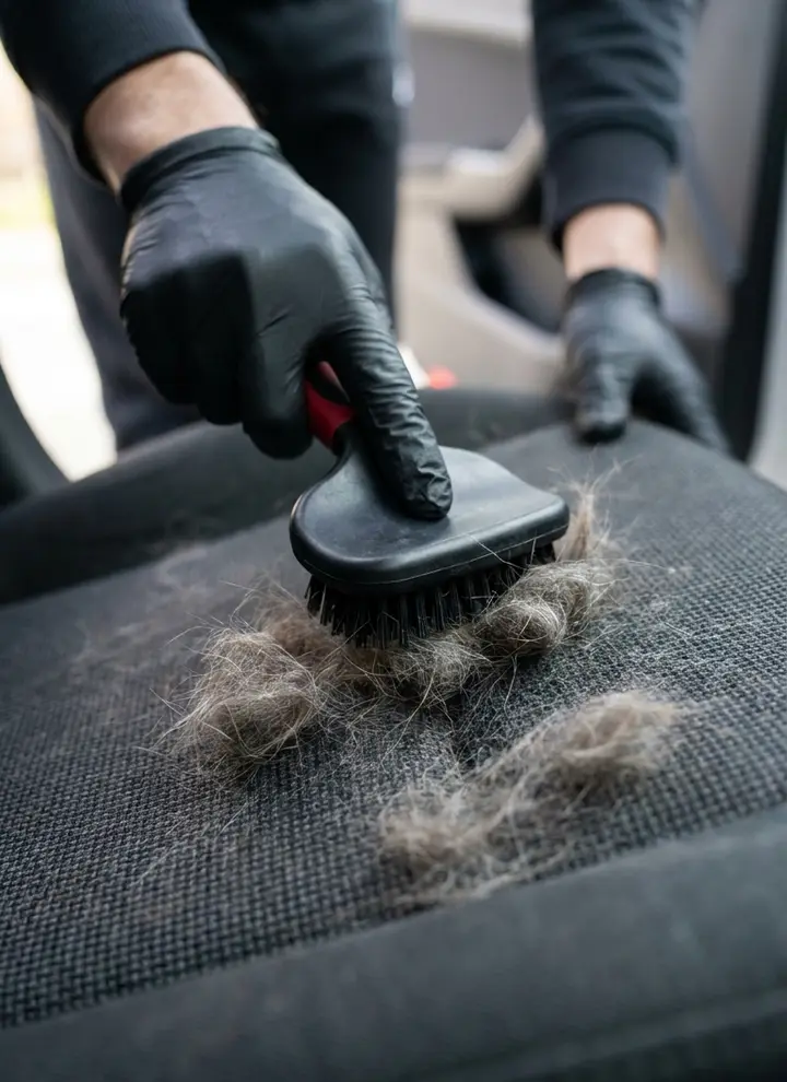 Pet hair removal add-on
