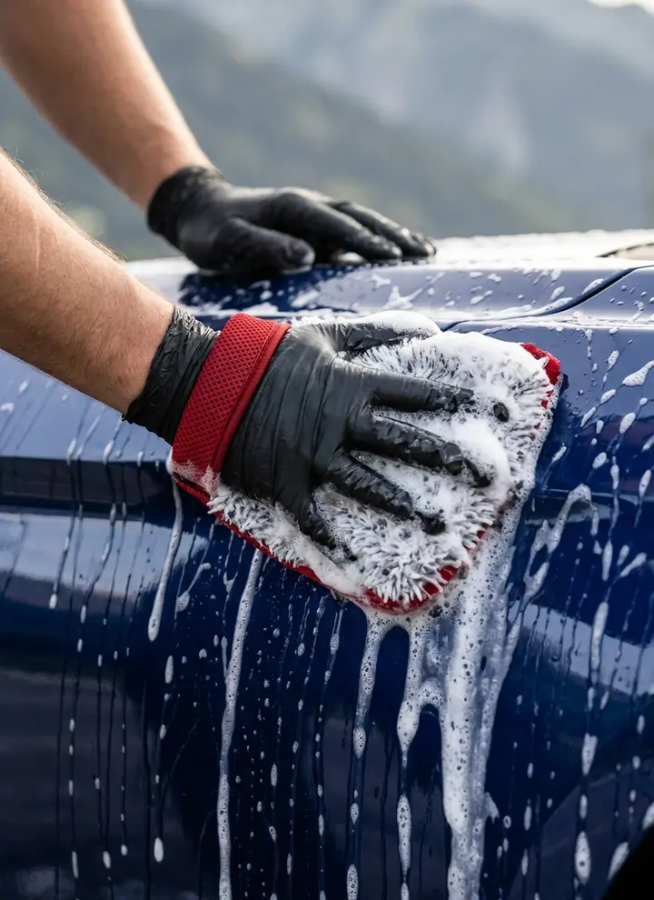 Exterior wash add-on