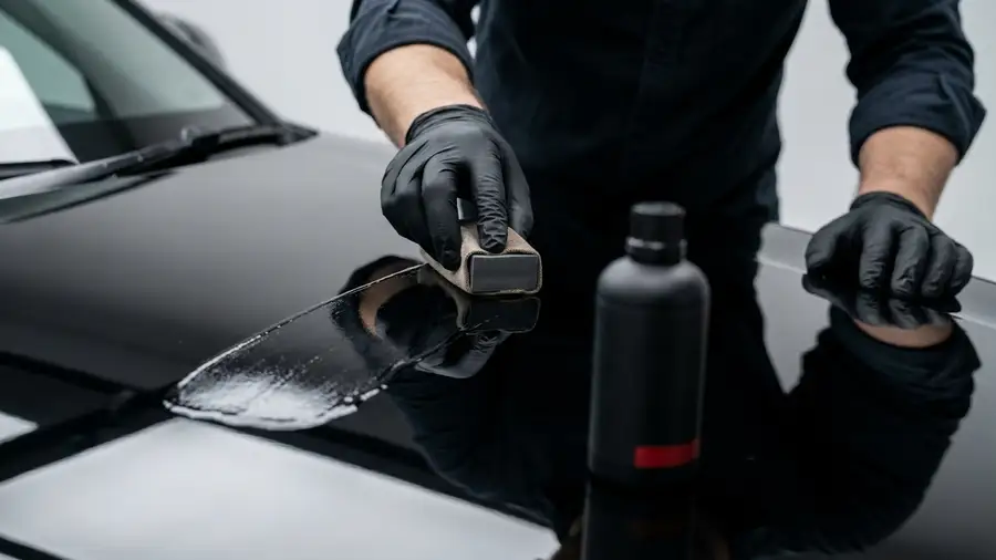 Gold ceramic coating by Forge Auto Studio in Denver